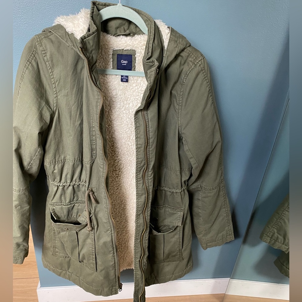 GAP Fur-lined Utility Jacket